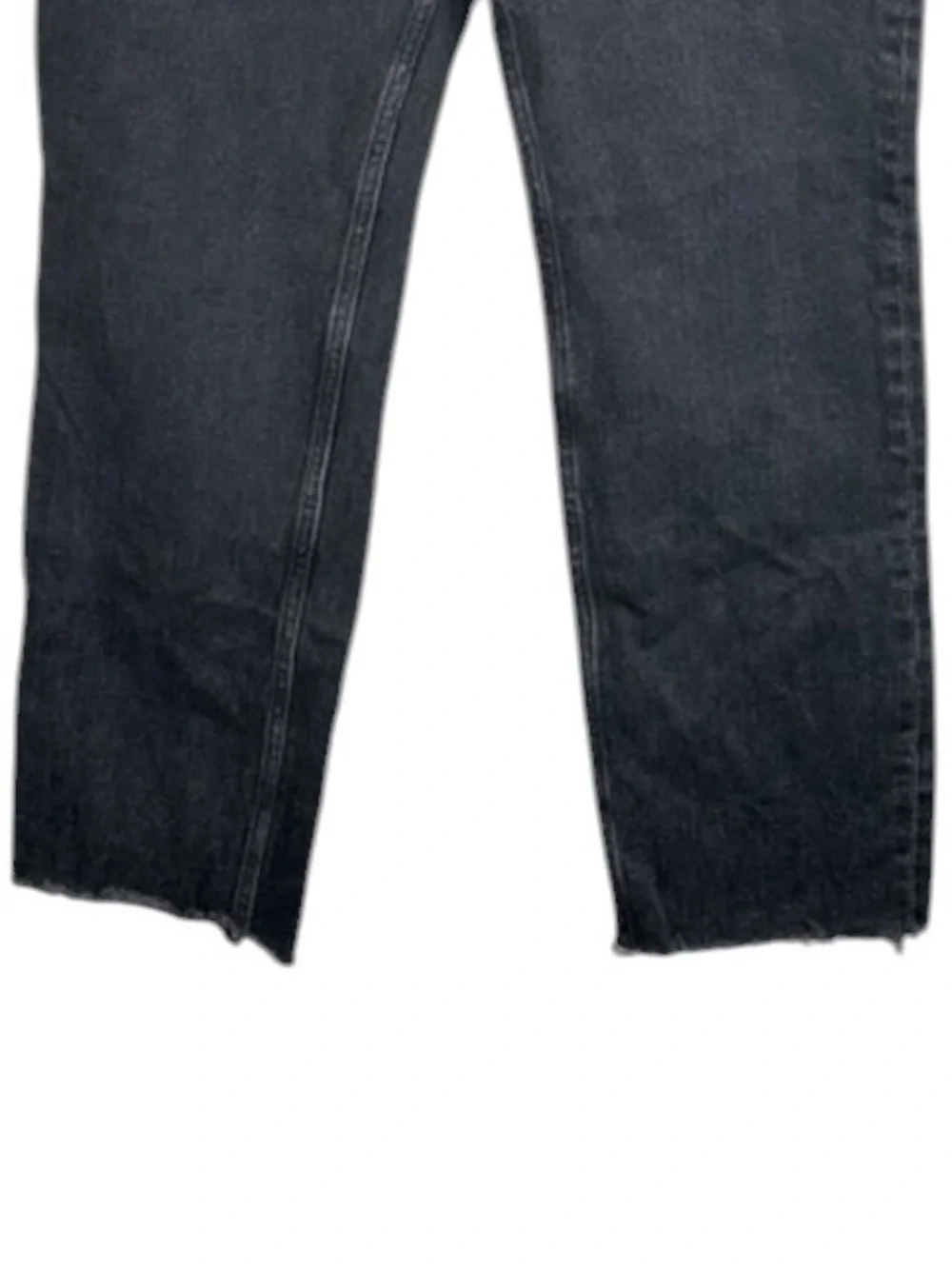 Abercrombie & Fitch Dark Wash Black The Ankle Straight‎ Ultra High Rise Size 29 - Picture 2 of 5